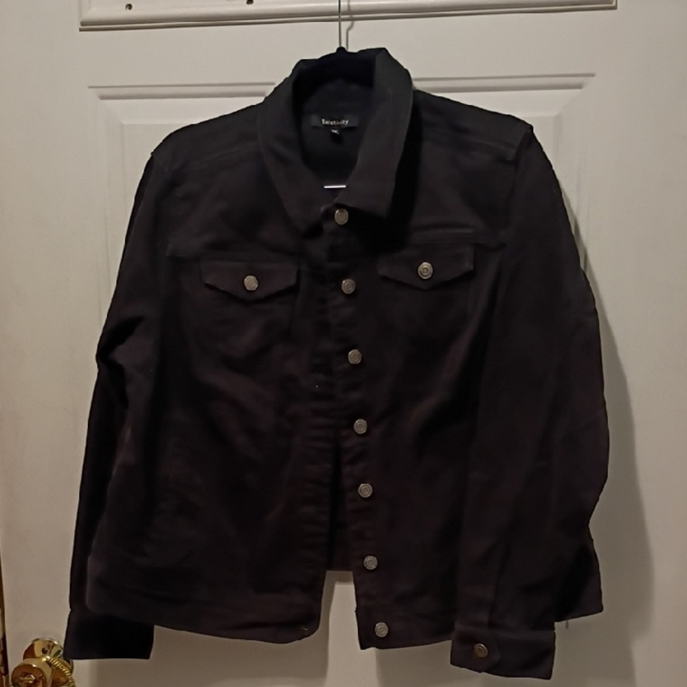 Relativity Black Jean Lightweight Jacket Outdoors
